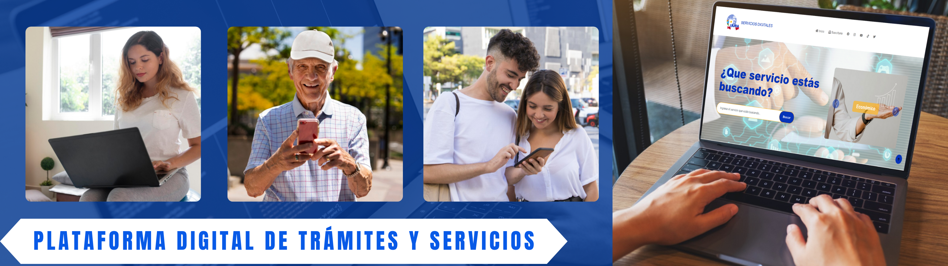 Imagen personas relizando trámite